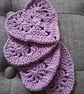 Set of 4 Crochet Heart Coasters  - Image 10