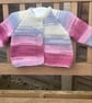 Baby cardigan hand knitted 0-3 months