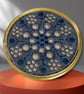 Hand painted dot mandala coaster - Image 1