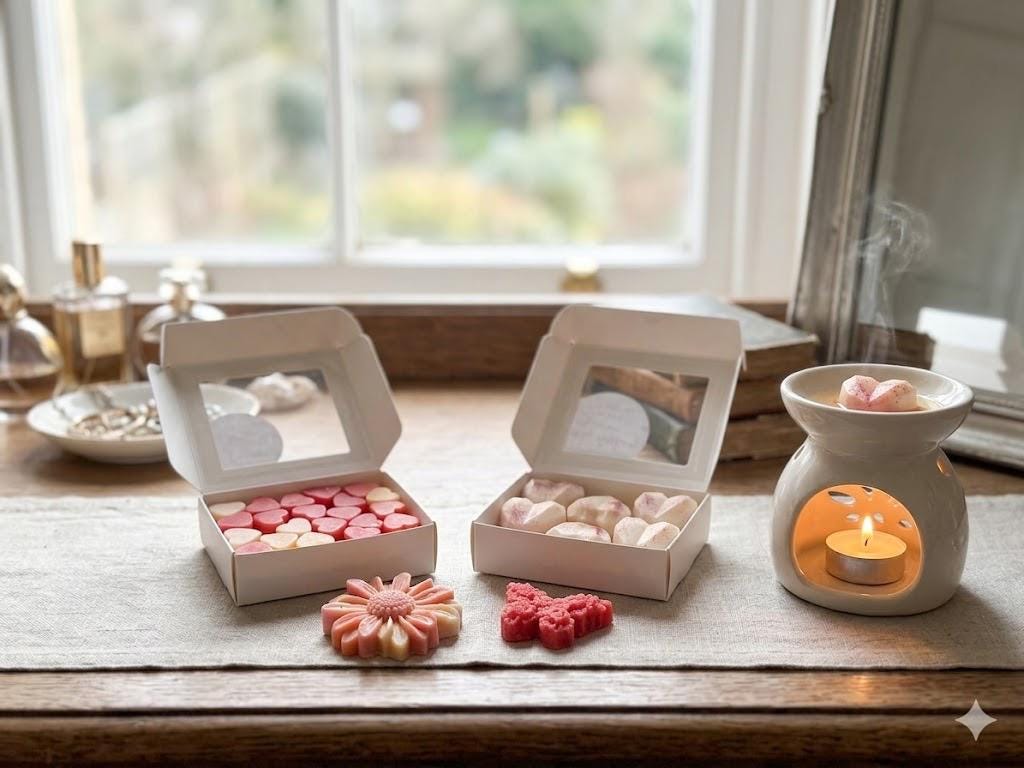 Lost Cherry Perfume Inspired Heart Wax Melts Scent, Vegan, UK Handmade