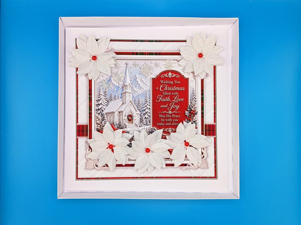 Large Boxed Religious Christmas Card, Wife, Husband, Parents, Sister, Brother