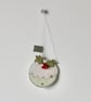 'Happy Christmas Pudding' - Handmade Decoration - Image 6