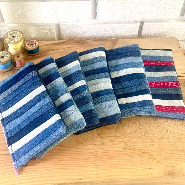 Denim Pencil Case, Pouch, Purse