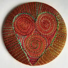 Perfectly Imperfect Badge 58mm Multicoloured Flower Badge 