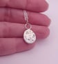 Sterling Silver Pebble Pendant. - Image 4