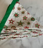 Christmas Bunting Stars and Baubles 4.4 metres excluding ties 22 flags