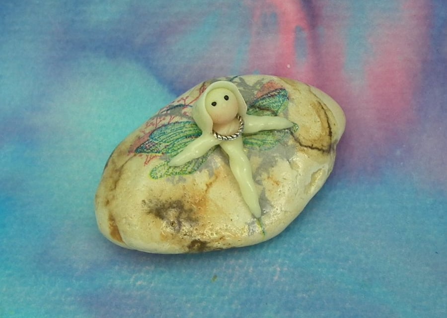 Rock Faery 'Aeva' OOAK Sculpt by Ann Galvin