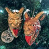 Hand Painted Krampus Ornaments