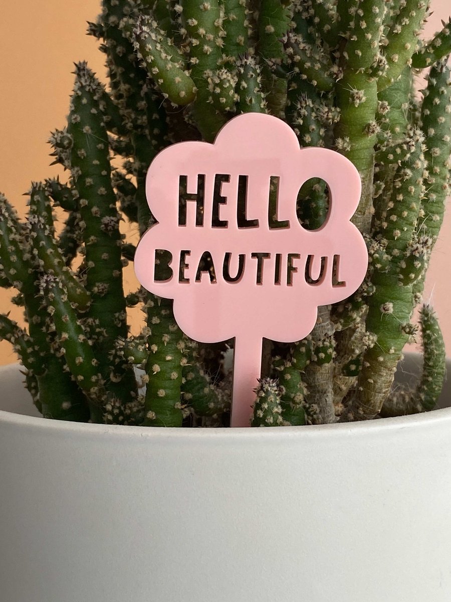 Plant marker, unique gifts for women made in Yorkshire, inspirational quote