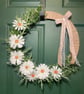 Handmade Summmer 17" Rustic Daisy Floral Door Wreath- Free UK P&P - Image 7