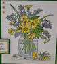 Spring flowers greetings card - Image 2