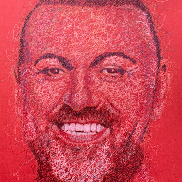 A portrait of George Michael