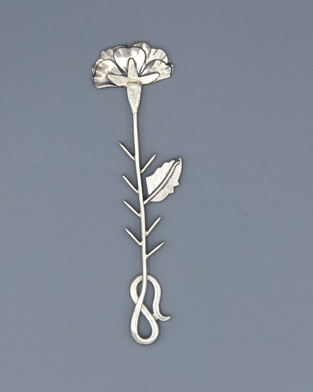 Silver Dried Flora Bookmark - Sterling Silver - Perfect gift