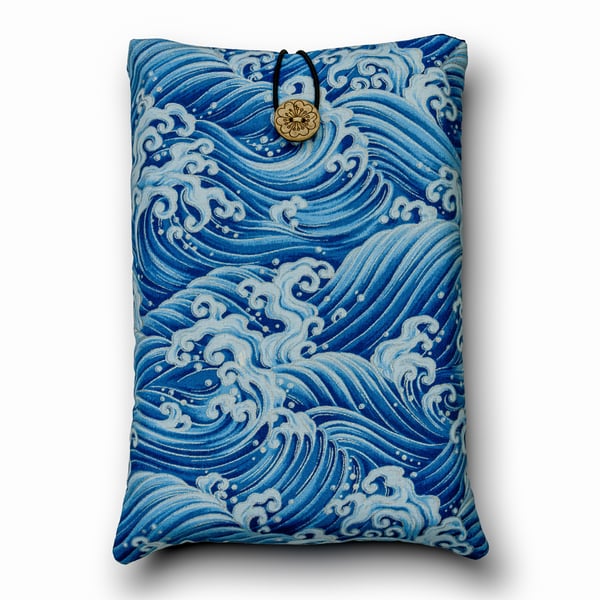 Mount Fuji and Sakura Japanese Cotton Book Sleeve – Handmade Book Protector