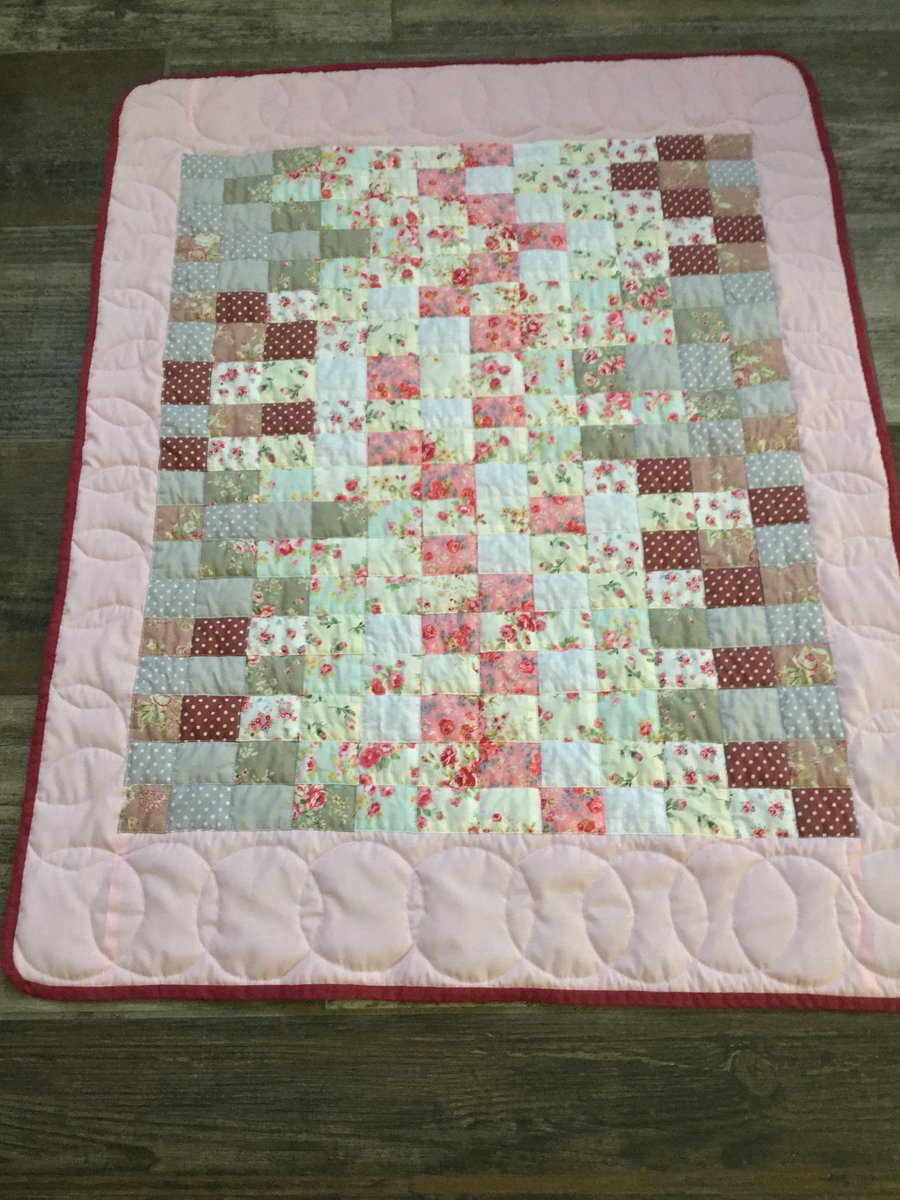 Patchwork Cot Quilt Folksy