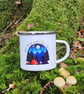 Enamel Hiking mug, Camping mug Hiker Gift - Image 2