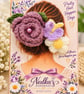 Handmade Floral Hair Clip – Elegant Crochet Flower Hair Accessory