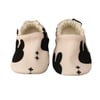 Baby Shoes Pink BUNNY HEADS Organic Kids Slippers Pram Shoes GIFT IDEA 0-9Y