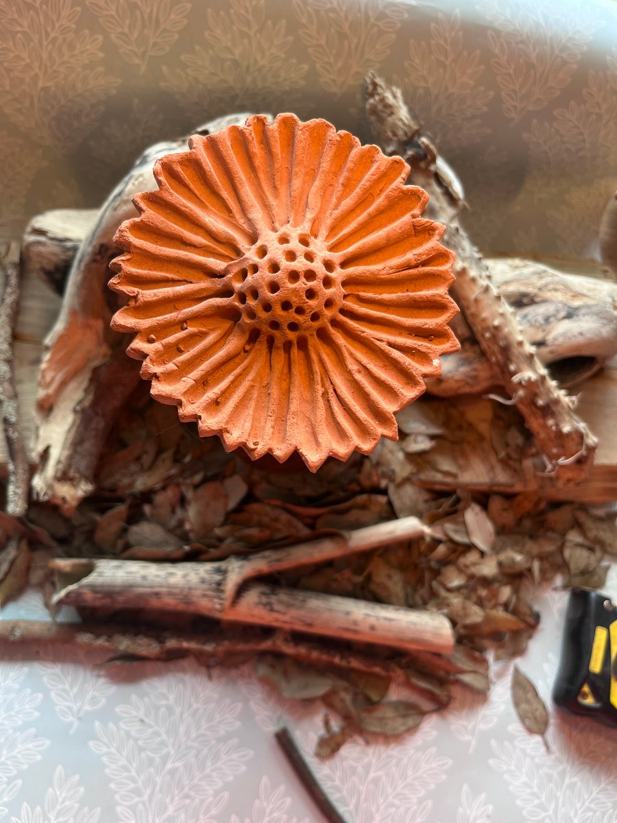 Terracotta sunflower 