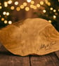 Personalised Olive Wood Serving Board-35CM with Complimentary 6 Knife Gift Set