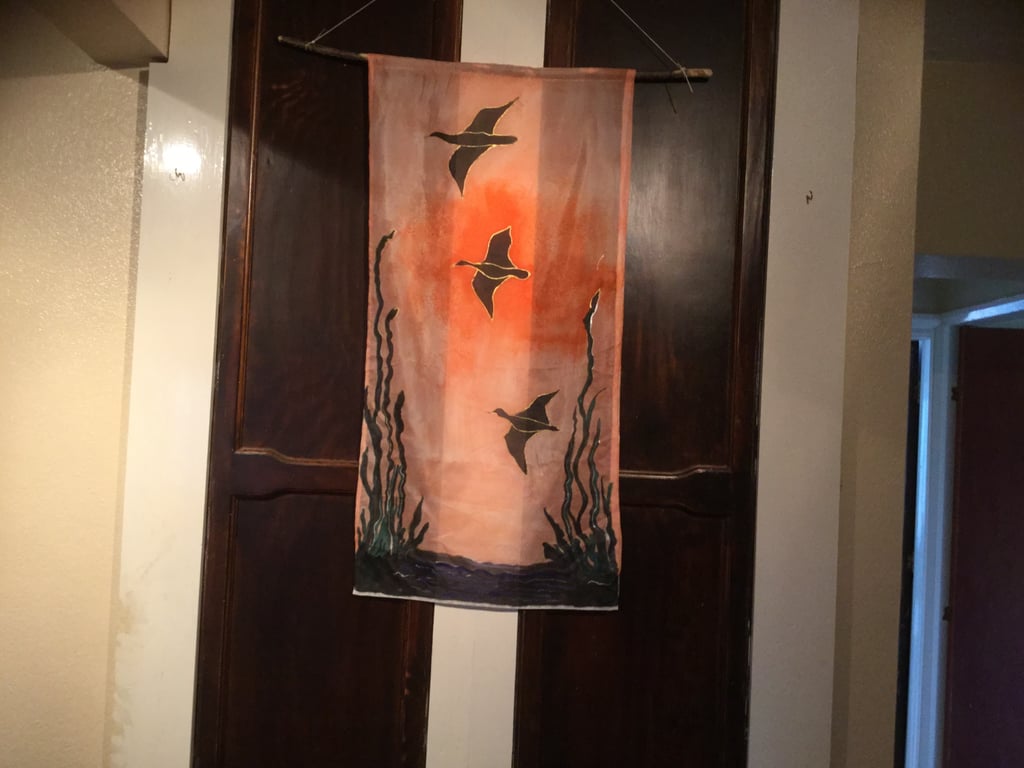 Ducks in flight