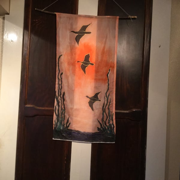 Ducks in flight