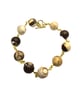 Cappucino agate rosary link beaded bracelet  - Image 1