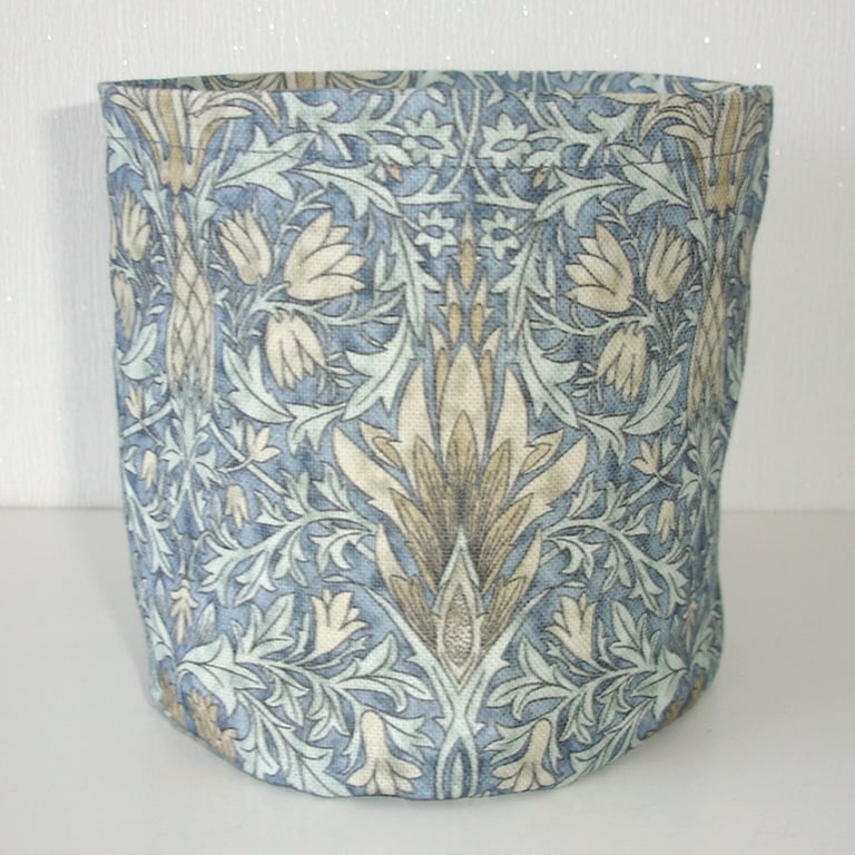 Toilet Roll Holder William Morris Snakeshead Blue Loo Storage Pot Basket Tidy