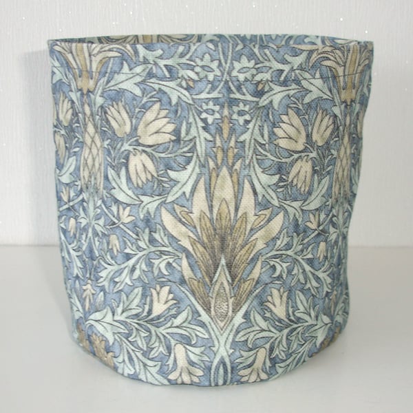 Toilet Roll Holder William Morris Snakeshead Blue Loo Storage Pot Basket Tidy