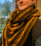 Wild Oleander Crochet Hooded Scarf - Colonel Mustard’s Candlestick - Image 1