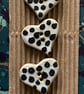 Heart & Animal print Buttons 1 inch    - set of 5 - Image 2