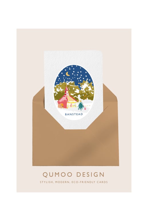 Christmas Card Banstead Surrey (QM339)