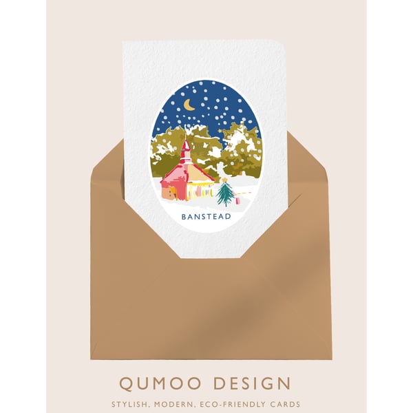 Christmas Card Banstead Surrey (QM339)