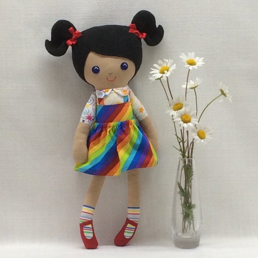 Rainbow Daisy doll
