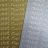 Outline Stickers - Miscellaneous - Silver & Gold