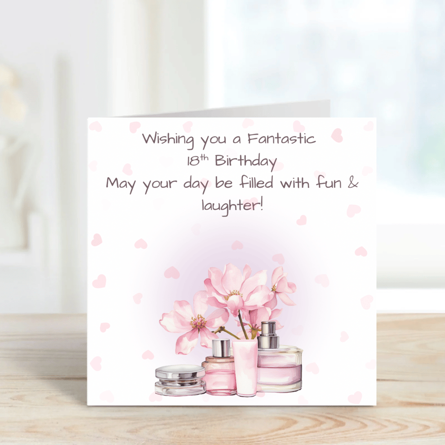 Make up 18th Birthday Card