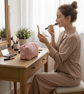 Baby Pink, Needlecord Vanity Case. - Image 3