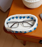 Glasses or trinket basket, hand crocheted  - Image 2