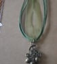 Acorn necklace on green chord - Image 4