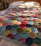 Hexagon Weekender blanket large single or small double