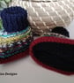 Baby Hand Knitted Booties 0-3 months size  - Image 2