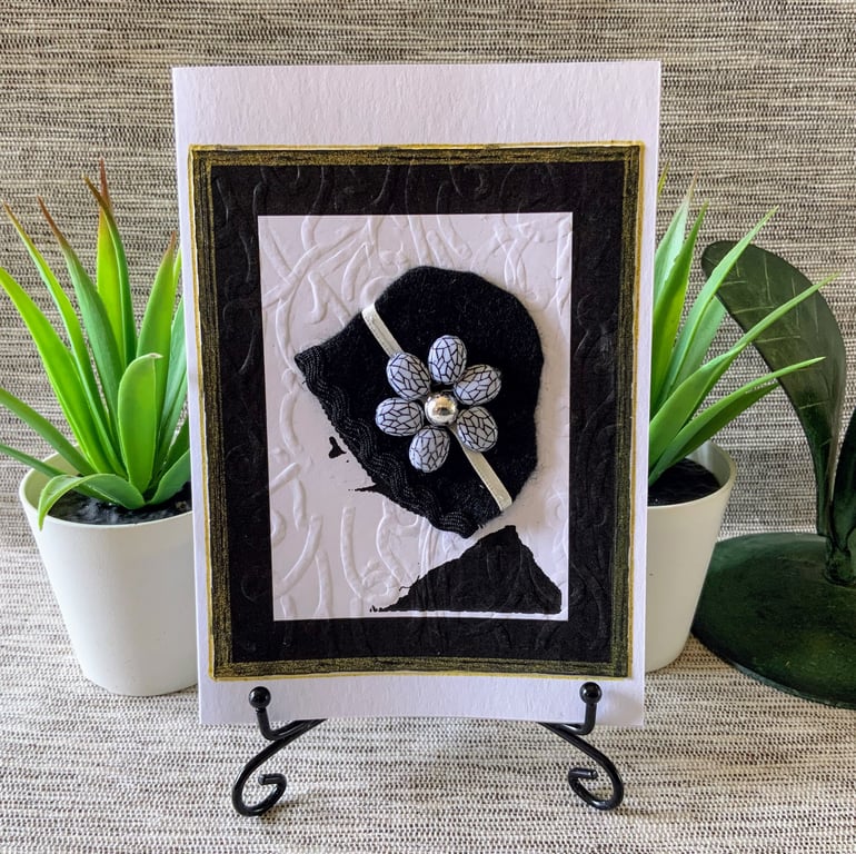 Little Cloche Hat Greeting Card 