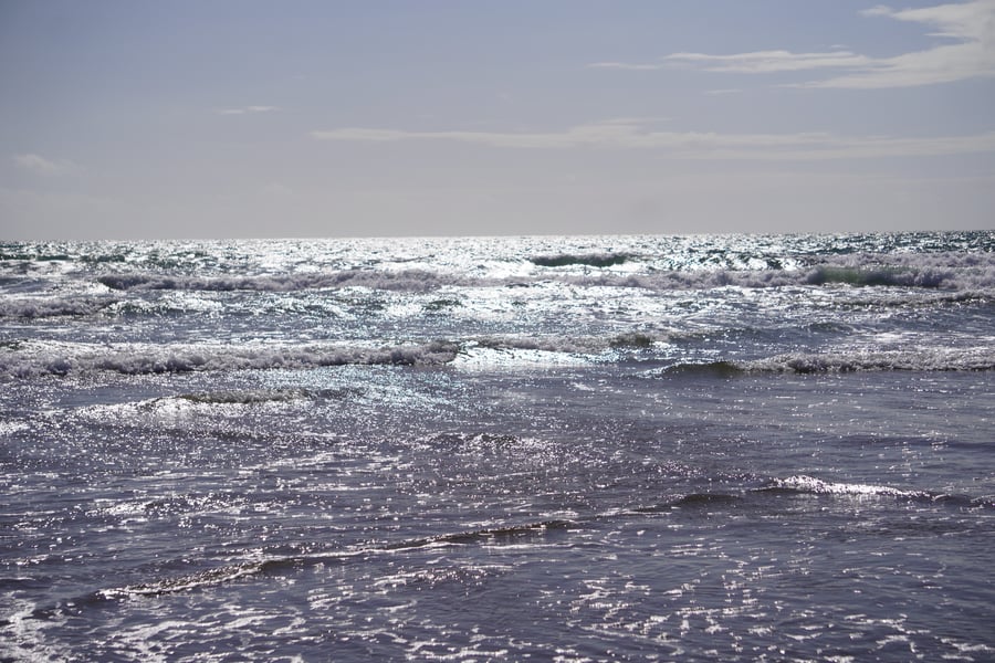 Sparkling Waves On the South West Coast