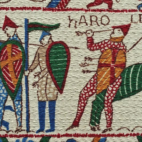 Custom Listing for Rachel - Bayeux Tapestry A5 Vintage Barkcloth Book x 3