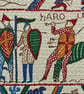 Custom Listing for Rachel - Bayeux Tapestry A5 Vintage Barkcloth Book x 3