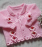 Knitting pattern for Sunday Best Cardigan, baby girl cardigan, childrens pattern