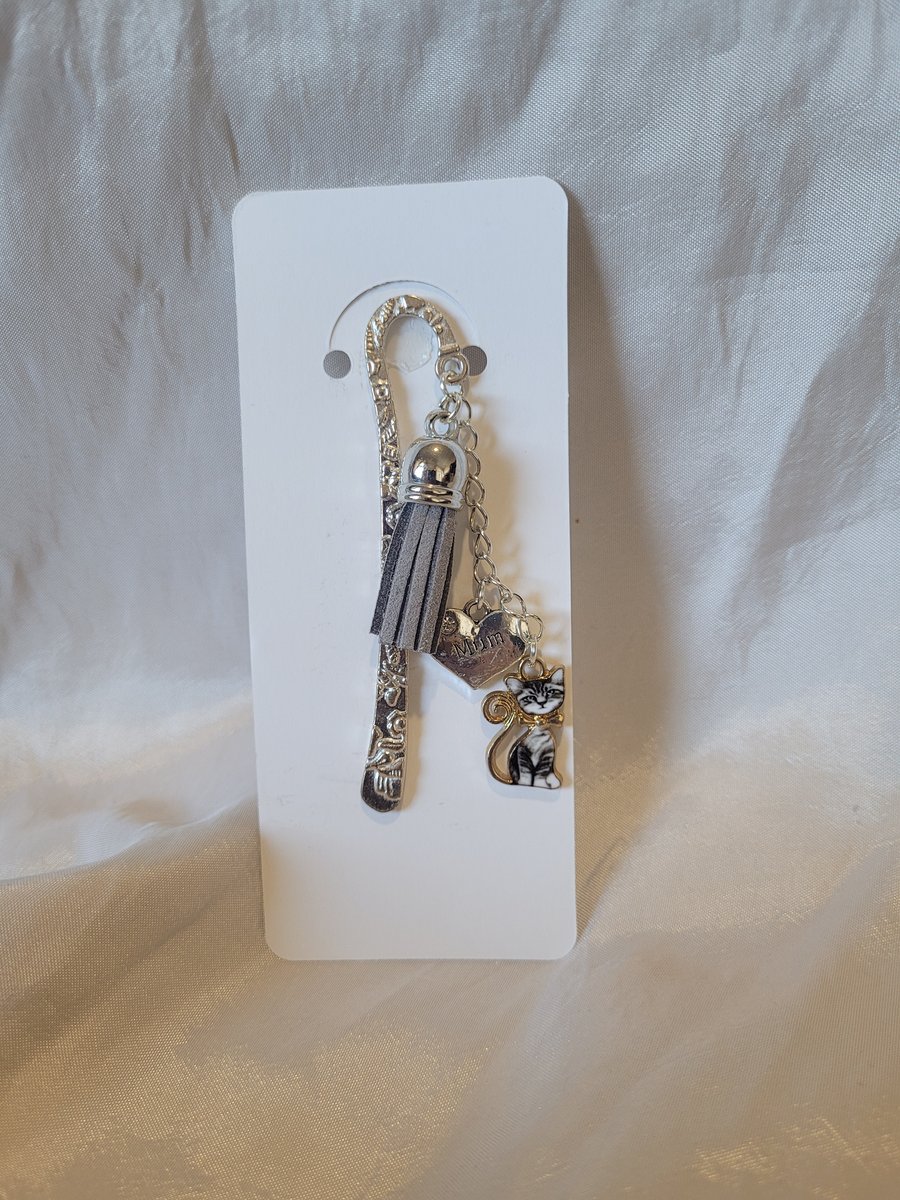 Mothers Day Metal Bookmark - Cute Cat