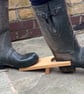 Personalised Wooden Boot Jack - Handmade Welly & Boot Remover Gift - Image 2