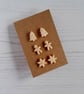 Christmas sugar cookie stud earrings set - Image 1
