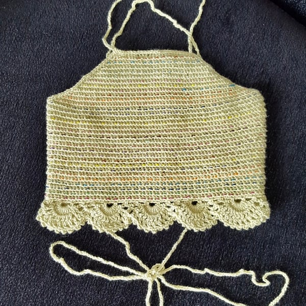 Lime Green Halter Top. U.K. size is small……